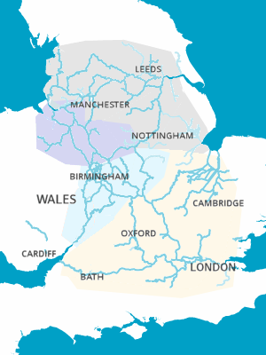 UK Canal map